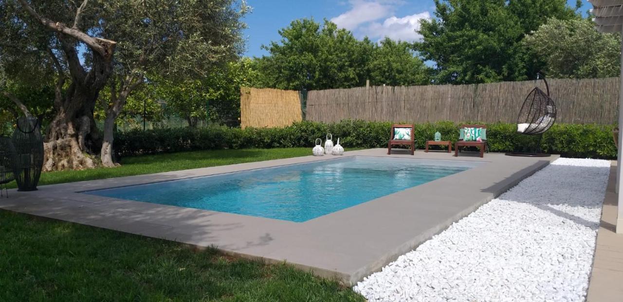 Villa Federica Con Piscina/With Pool Santa Maria Del Focallo Exterior foto